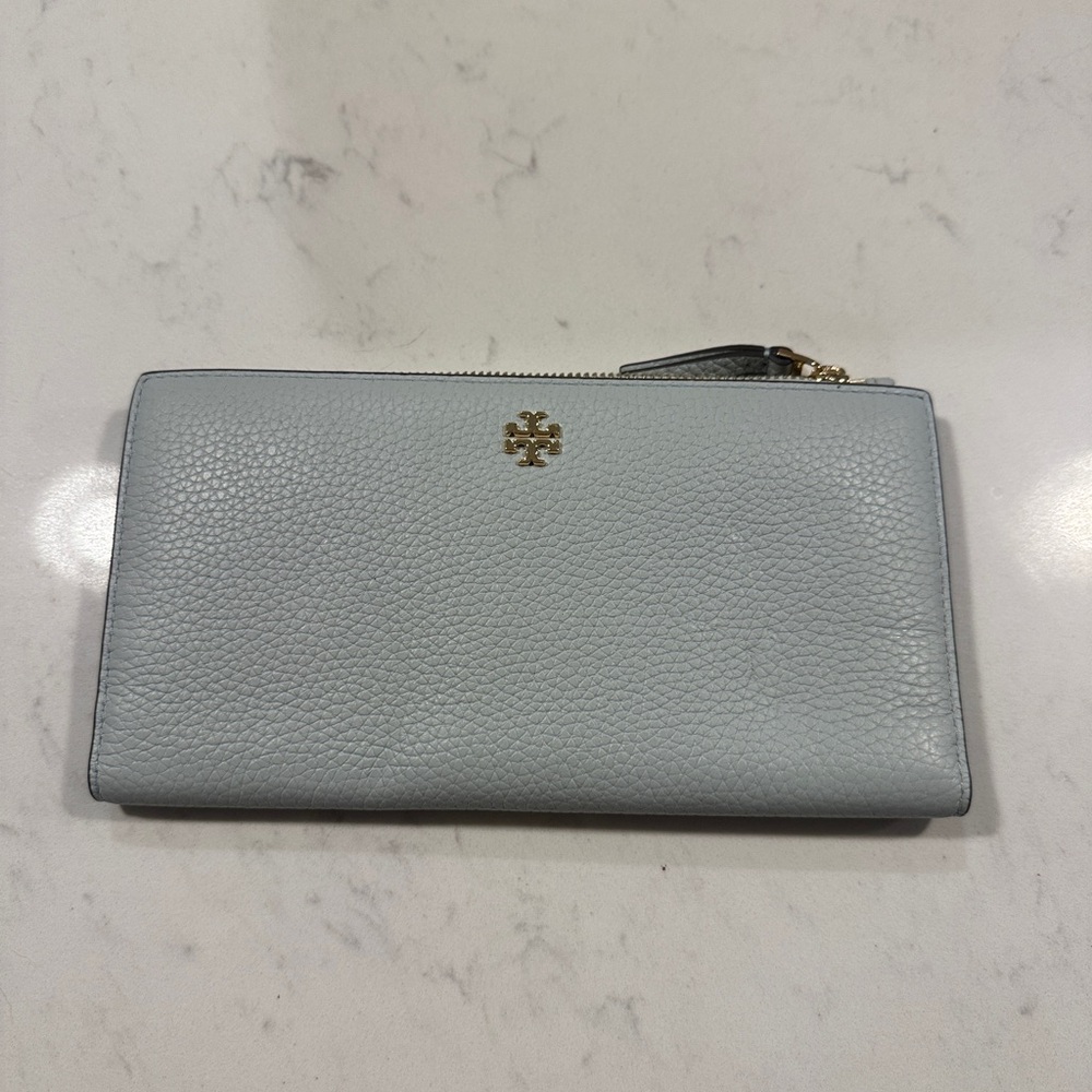 NTW Tory Burch Blake Color-Block Slim Wallet